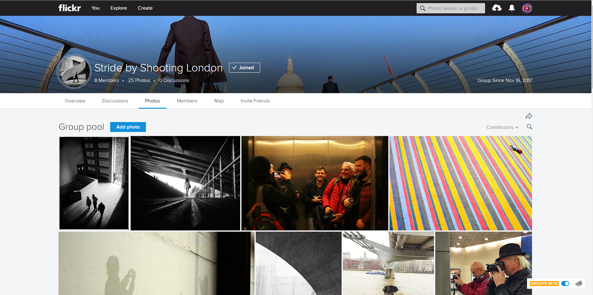 Stride By Photography Flickr Group launched where attendees can showcase their photos